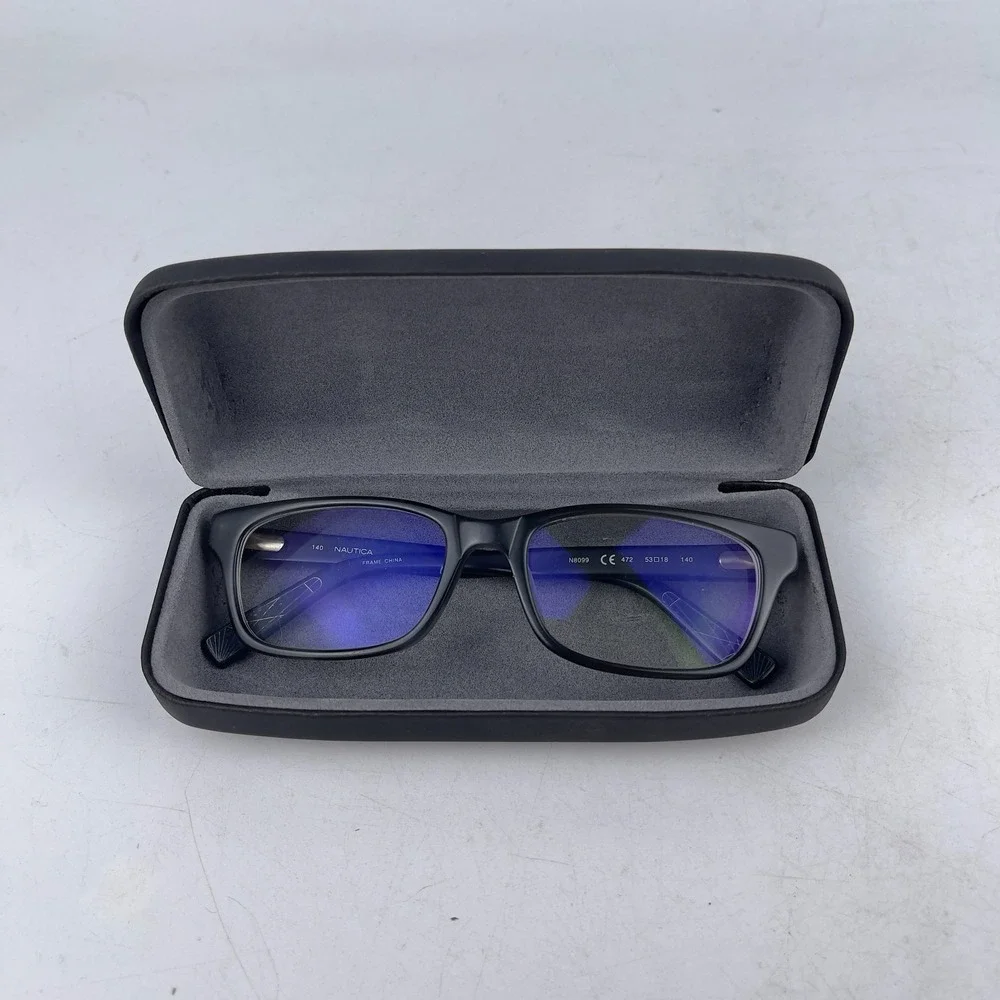 Nautica N8099 Womens Eyeglasses Frames‎ Black Full Rim 53-18-140mm with Case